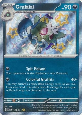 SV Paldean Fates 190/091 Grafaiai (Holo Shiny)