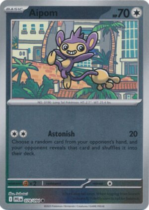 ME Phantasmal Flames 078/094 Aipom (Reverse Holo)