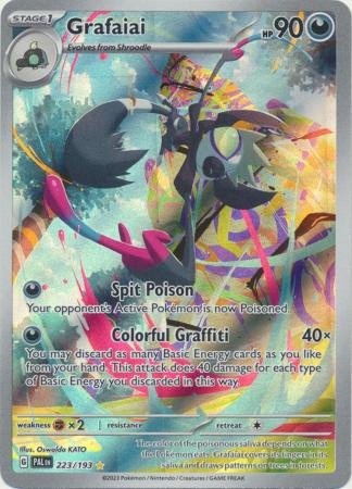 SV Paldea Evolved 223/193 Grafaiai (Illustration Rare)