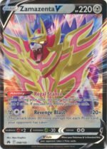 Crown Zenith 098/159 Zamazenta V (Half Art)