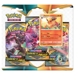 SWSH Darkness Ablaze 3 Pack Blister Flareon
