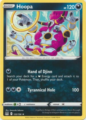SWSH Lost Origin 122/196 Hoopa
