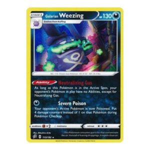 Rebel Clash 113/192 Galarian Weezing (Holo)