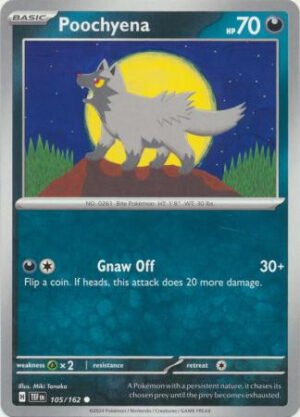 SV Temporal Forces 105/162 Poochyena
