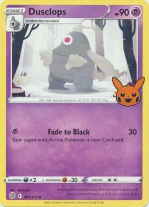 Brilliant Stars 061/172 Dusclops (Pikachu Pumpkin Stamp)