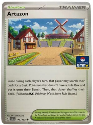SV Paldea Evolved 171/193 Artazon (TCG Gym Stamp Non-Holo)
