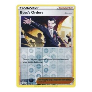Rebel Clash 154/192 Boss's Orders [Giovanni] (Reverse Holo)