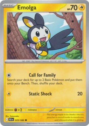 SV Black Bolt 029/086 Emolga