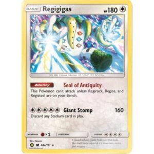 SM Crimson Invasion 084a/111 Regigigas (Alternative Art Promo)
