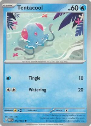 Scarlet & Violet 151 072/165 Tentacool