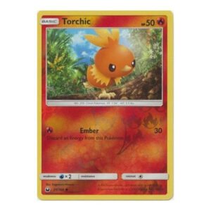 SM Celestial Storm 25/168 Torchic (Reverse Holo)