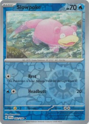 Scarlet & Violet (Base Set) 042/198 Slowpoke (Reverse Holo)