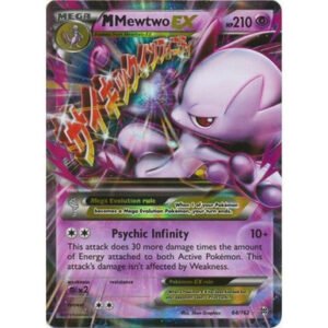 XY Break Through 064/162 M Mewtwo EX (Half Art Mega)