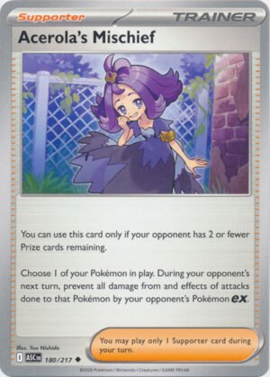 ME Ascended Heroes 180/217 Acerola's Mischief