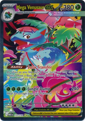 Mega Evolution 177/132 Mega Venusaur ex (Alternative Art, Full Art)