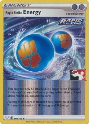 Battle Styles 140/163 Rapid Strike Energy (Prize Pack League Promo Holo)