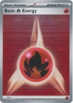 Scarlet & Violet SVE EN18 Basic Fire Energy (Tinsel Holo)