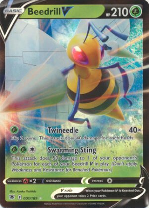 Astral Radiance 001/189 Beedrill V (Half Art)