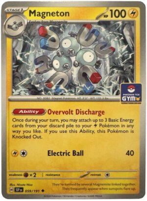 SV Surging Sparks 059/191 Magneton (TCG Gym Stamp Non-Holo)