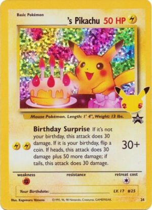 Celebrations Classic Collection 24 _____'s Pikachu (Holo)