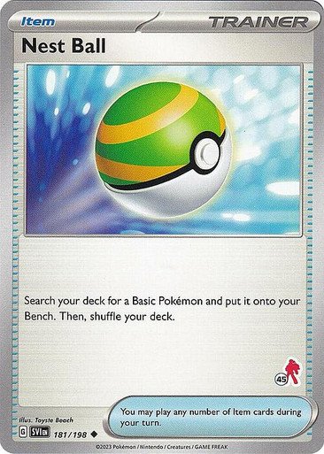 Scarlet & Violet (Base Set) 181/198 Nest Ball (Armarouge Symbol 45)