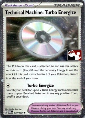 SV Paradox Rift 179/182 Technical Machine: Turbo Energize (Prize Pack League Promo Cosmo Holo)