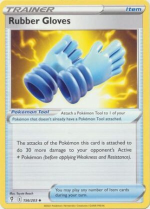 Evolving Skies 156/203 Rubber Gloves