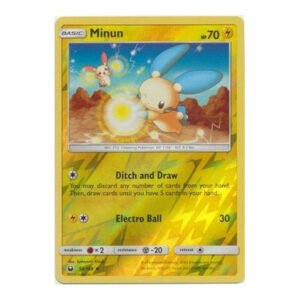 SM Celestial Storm 54/168 Minun (Reverse Holo)