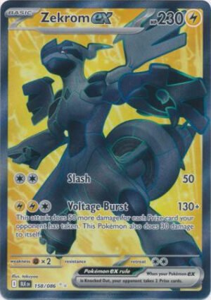 SV Black Bolt 158/086 Zekrom ex (Full Art)