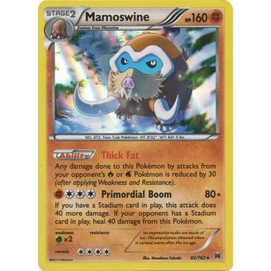 XY Break Through 082/162 Mamoswine (Holo)