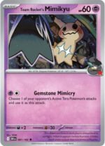 SV Destined Rivals 087/182 Team Rocket's Mimikyu
