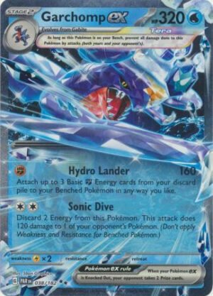 SV Paradox Rift 038/182 Garchomp ex (Half Art)