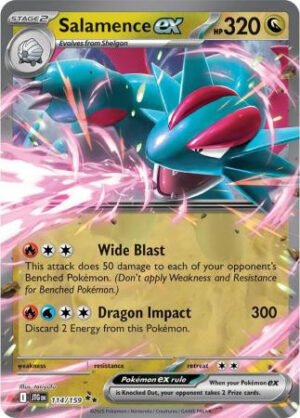 SV Journey Together 114/159 Salamence ex (Half Art)