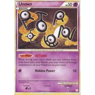 HeartGold & SoulSilver 54/123 Unown