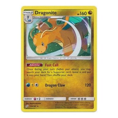 SM Team Up 119/181 Dragonite (Cosmo Holo)