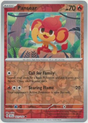 SV Stellar Crown 021/142 Pansear (Reverse Holo)