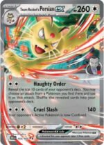 SV Destined Rivals 150/182 Team Rocket’s Persian ex (Half Art)