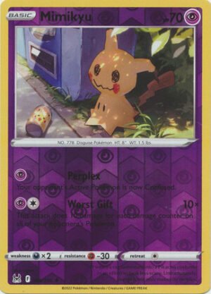 SWSH Lost Origin 080/196 Mimikyu (Reverse Holo)