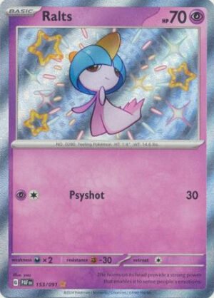 SV Paldean Fates 153/091 Ralts (Holo Shiny)