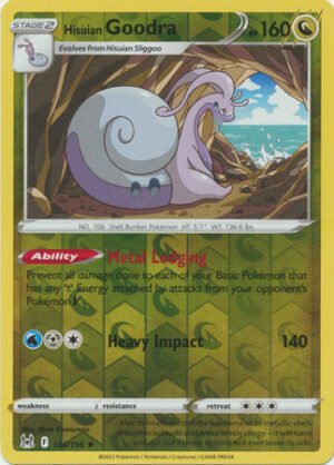SWSH Lost Origin 134/196 Hisuian Goodra (Reverse Holo)