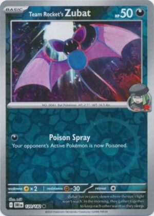 SV Destined Rivals 120/182 Team Rocket’s Zubat (Reverse Holo)