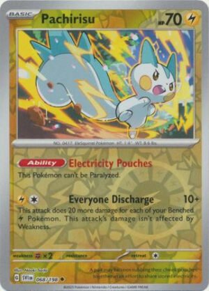 Scarlet & Violet (Base Set) 068/198 Pachirisu (Reverse Holo)