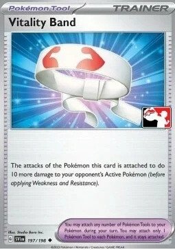 Scarlet & Violet (Base Set) 197/198 Vitality Band (Prize Pack League Promo Non-Holo)