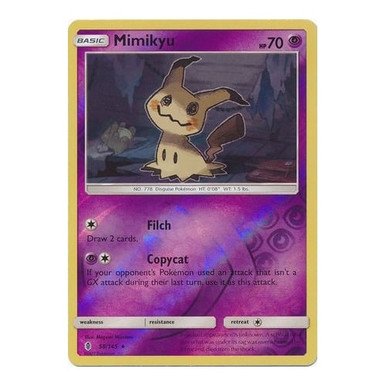 SM Guardians Rising 58/145 Mimikyu (Reverse Holo)