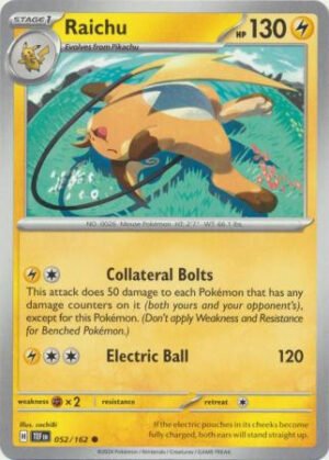 SV Temporal Forces 052/162 Raichu