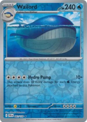 SV Journey Together 041/159 Wailord (Reverse Holo)