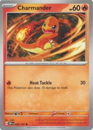 SV Obsidian Flames 026/197 Charmander (Non-Holo)