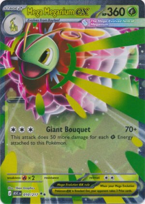 ME Ascended Heroes 010/217 Mega Meganium ex (Half Art)