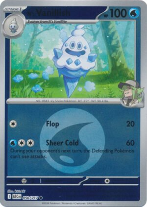 ME Ascended Heroes 050/217 N's Vanillish (Reverse Holo ENERGY SYMBOL)