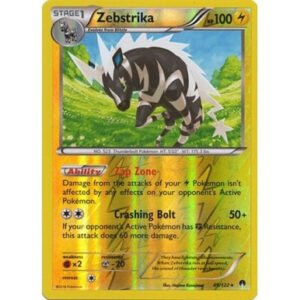 XY BREAKpoint 49/122 Zebstrika (Reverse Holo)